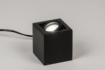 Rietveld Tafellampen - Zwart - Metaal, Aluminium, Verzenden, Nieuw