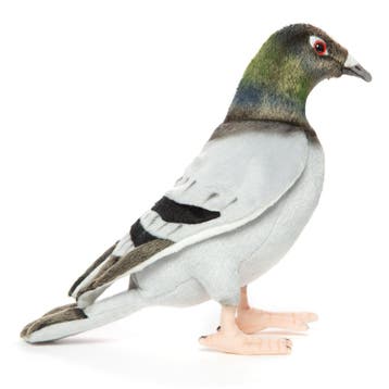 Hansa pluche duif knuffel - pluche - 29 cm - vogelknuffel, Verzenden, Nieuw