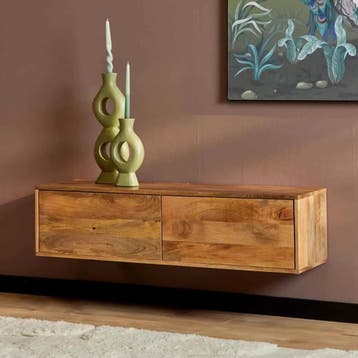 Zwevend tv meubel Vision Natural | 120 cm | Starfurn, Huis en Inrichting, Ophalen of Verzenden, Nieuw