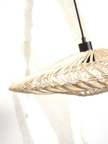 2dekans | Good & Mojo Zanzibar Hanglamp - Bamboe - Naturel, Ophalen of Verzenden, Zo goed als nieuw
