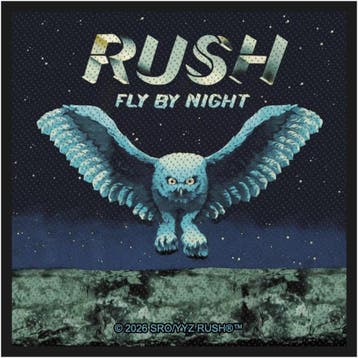 Rush - Flight By Night - Patch officiële merchandise, Ophalen of Verzenden, Nieuw, Kleding