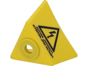 Dakbord met bliksemsymbool en magneet, Ophalen of Verzenden