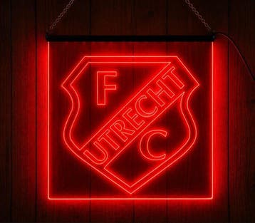 Led bord Fc Utrecht, Verzamelen, Ophalen of Verzenden, Nieuw, Reclamebord