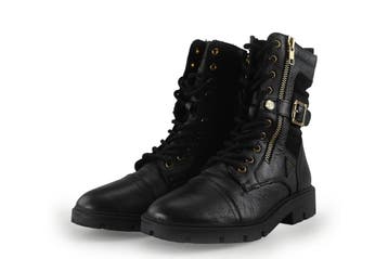 Vingino Veterboots in maat 38 Zwart, Zwart, Overige typen, Zo goed als nieuw, Vingino