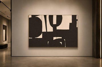 Timo Wedell - Silent Embrace of Forms - XXL - Abstract Klein