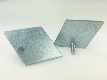 Clip SET (2x) sierlijst voorscherm Volvo p1800, Auto-onderdelen, Ophalen of Verzenden, Nieuw