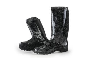 Xq Footwear Regenlaarzen in maat 40 Zwart, Xq Footwear, Verzenden, Zwart, Regenlaarzen