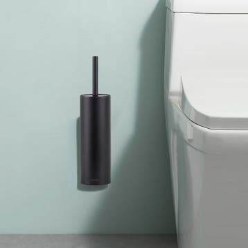 Toiletborstelhouder | Wandmontage | Mat Zwart | 55% KORTING!, Ophalen, Nieuw, Rvs, Toilet