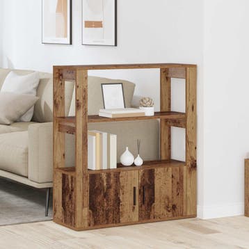 vidaXL Dressoir Oud hout 30 x 80 x 90 cm Bewerkt hout, Verzenden, Nieuw, Overige houtsoorten, Minder dan 50 cm