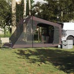 vidaXL Autotent 2-persoons waterdicht bruin, Caravans en Kamperen, Verzenden, Nieuw, Tot en met 2