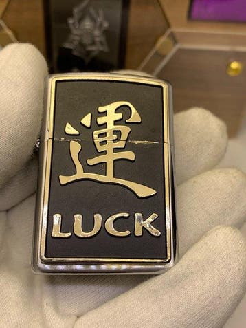 Zippo - LUCK - Zonder minimumprijs - Aansteker - Staal, Nieuw