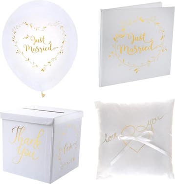 3-delige Bruidsset Floral Wedding multicoloured, Verzenden, Nieuw, Versiering, Geboorte of Huwelijk