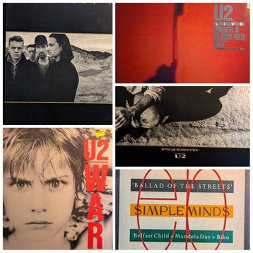 U2, Simple Minds - 4 x LPs + 1 x 12 Maxi-Single including, Nieuw in verpakking