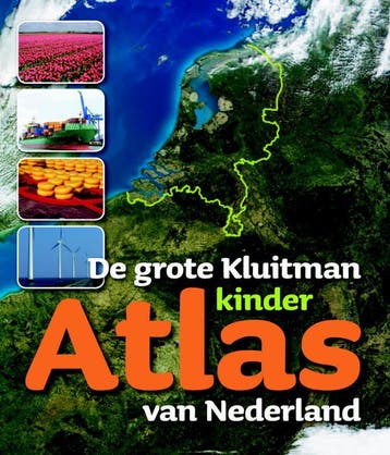 De grote Kluitman kinderatlas van Nederland 9789020691474, Verzenden, Gelezen