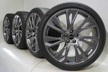 Audi A8 4N 21 inch velgen Pirelli Zomerbanden Origineel, Auto-onderdelen, Gebruikt, Velg(en), Zomerbanden, 21 inch