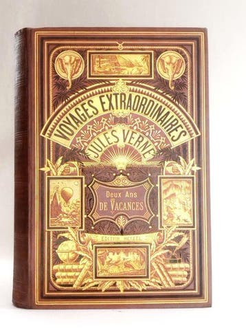 Jules Verne - Deux ans de vacances [cartonnage aux deux