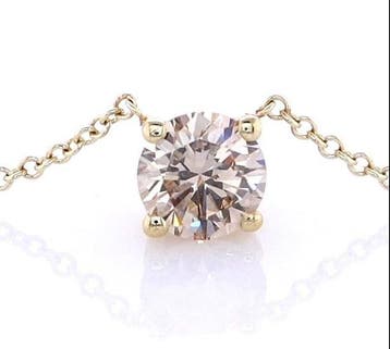 Zonder minimumprijs - Ketting met hanger - 14 karaat Geel, Sieraden, Tassen en Uiterlijk, Antieke sieraden