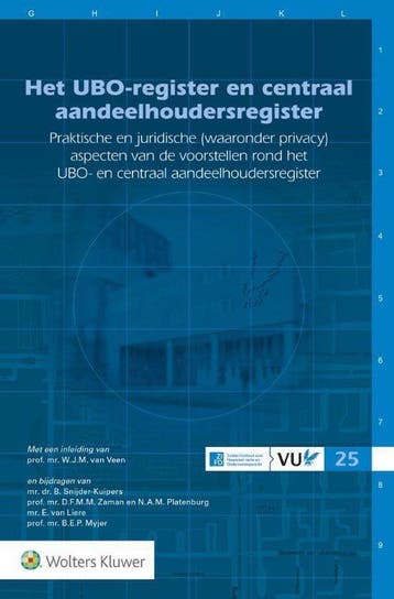 9789013145106 Het UBO-register en centraal aandeelhouders..., Verzenden, Zo goed als nieuw