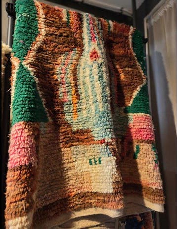 Vloerkleed - 280 cm - 195 cm - Handgeweven Marokkaans Tapijt, Huis en Inrichting, Nieuw