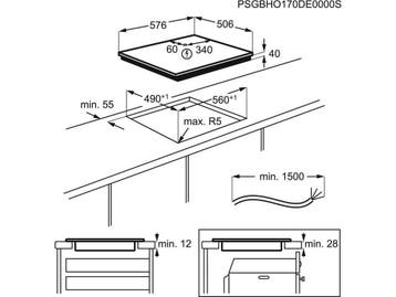 Zanussi ZHRN642X - Keramische Kookplaat - 4 kookzones -, Verzenden, Zo goed als nieuw