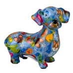 Pomme Pidou Spaarpot Hond Teckel Dennis Small 001 - (L12,..., Verzamelen, Spaarpotten, Verzenden, Nieuw