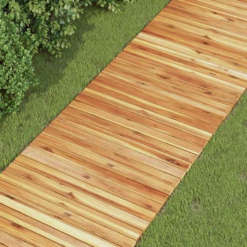 vidaXL Tuinpad 3 st Naturel 200 x 50 cm Massief Acaciahout, Verzenden, Nieuw