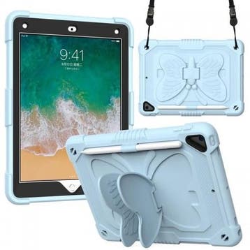 Vlinder Vorm Kickstand Tablet Hoes met Schouderriem voor iPa, Verzenden, Nieuw