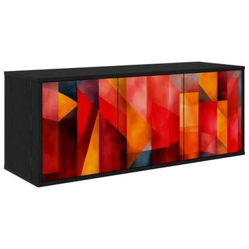 vidaXL Wandgemonteerd tv-meubel HEESCH 102 x 33 x 40 cm, Minder dan 50 cm, Verzenden, Nieuw, Minder dan 100 cm