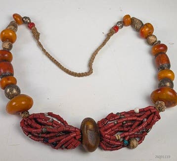 Vintage Berber Amber - Bakeliet/Fenolharsen - Ketting -