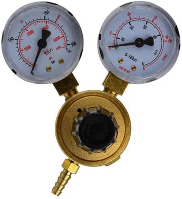 GEKO Argon/mix drukregelaar - 2 manometers - hoge capaciteit, Ophalen of Verzenden, Nieuw