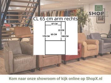 Leren elementenbank Flow - cl 65 arm rechts, Huis en Inrichting, Banken | Bankstellen, Nieuw, Leer, Ophalen of Verzenden, Rechte bank