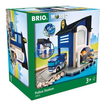 Brio Politie Station - Licht en Gel van €47,99 voor €38,39, Ophalen of Verzenden, Nieuw