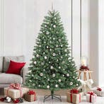 vidaXL Kunstmatige Inklapbare Kerstboom Groen 210 cm PVC en, Verzenden, Nieuw