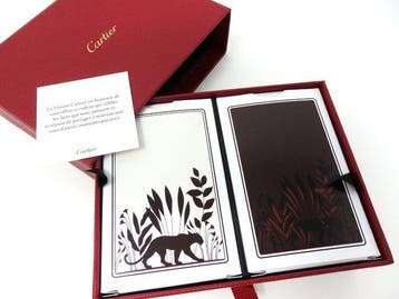Speelkaarten - Cartier 2-deck Black Panther playing cards -, Antiek en Kunst