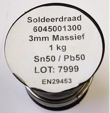 draadsoldeer Sn/Pb 50/50 3mm    1kg, Ophalen of Verzenden, Nieuw
