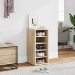 vidaXL Schoenenkast 31,5x35x70 cm bewerkt hout sonoma, Verzenden, Nieuw
