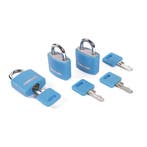 Stahlex Kleurrijk aluminium hangslot - 30 mm - gelijkslui..., Ophalen of Verzenden, Nieuw