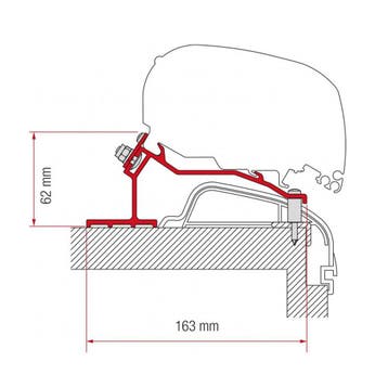 Fiamma Hobby Premium/Ontour Kit >2012 F65/F80, Caravans en Kamperen, Camper-accessoires, Ophalen of Verzenden, Nieuw