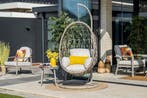 GI Panama rope hangstoel - Taupe, Tuin en Terras, Tuinstoelen, Verzenden, Nieuw, Overige materialen