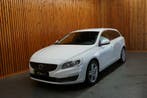 Volvo V60 D5 Twin Engine LEASE EDITION AUTOMAAT CLIMA NR.097, Automaat, Gebruikt, Met garantie (alle), Leder en Stof