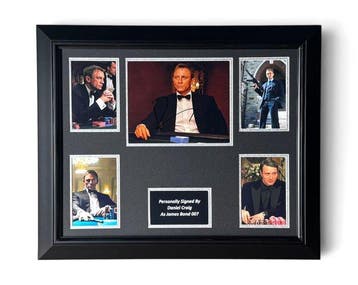 James Bond 007: Casino Royale - Daniel Craig Signed Framed, Nieuw