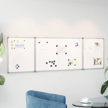 vidaXL Whiteboard magnetisch inklapbaar 160x60x1,7 cm, Verzenden, Nieuw in verpakking