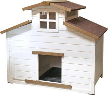 Kippenhok Flamingo Yandan Scandic Wit – Compact Houten Ki., Verzenden, Nieuw, Kippenhok of Kippenren