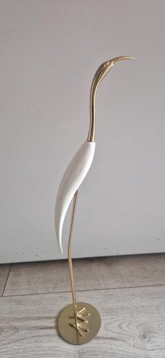 Decoratief ornament - Vintage Italiaanse kraanvogel/reiger, Nieuw