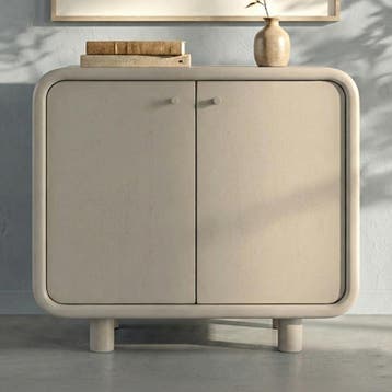 *WOONWINKEL* Beige Kastje Met Ronde Hoeken, Huis en Inrichting, Kasten | Wandmeubels, Verzenden, Nieuw