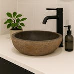 Wasbak | Wastafel | Natuursteen | 30-35x25-30cm | Ovaal, Verzenden, Nieuw