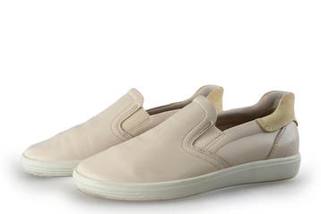 Ecco Instappers in maat 38 Beige, Kleding | Dames, Ecco, Verzenden, Gedragen, Instappers