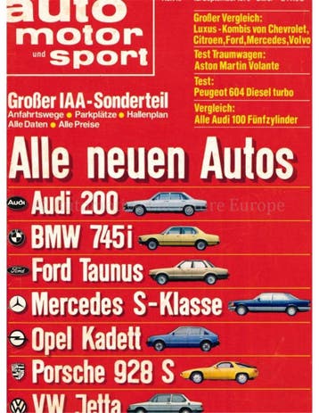 1979 AUTO MOTOR UND SPORT 19 DUITS, Nieuw, Author