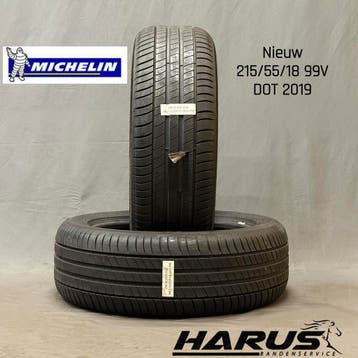 215/55/18 99V Michelin zomerbanden nieuw 2X, 18 inch, 215 mm, Nieuw, Ophalen of Verzenden