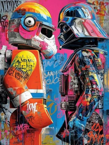 IPR Graph - Star Wars Lego Graffiti: The Dark Side, Nieuw